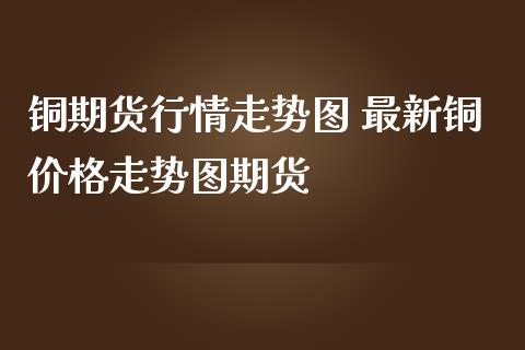 铜期货行情走势图 最新铜价格走势图期货_https://www.iteshow.com_商品期权_第2张