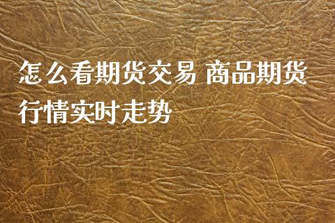 怎么看期货交易 商品期货行情实时走势_https://www.iteshow.com_股指期权_第2张