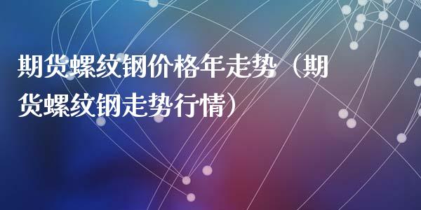 期货螺纹钢价格年走势（期货螺纹钢走势行情）_https://www.iteshow.com_期货公司_第2张