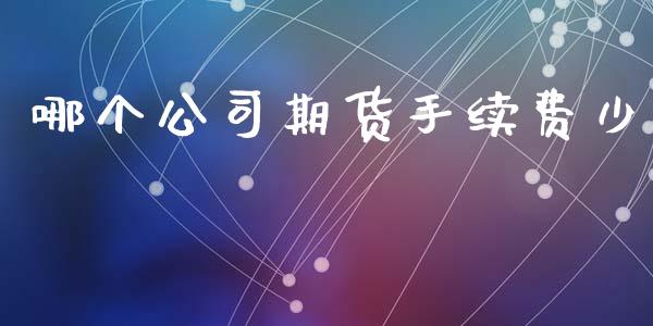 哪个公司期货手续费少_https://www.iteshow.com_期货交易_第2张