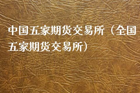 中国五家期货交易所（全国五家期货交易所）_https://www.iteshow.com_期货知识_第2张