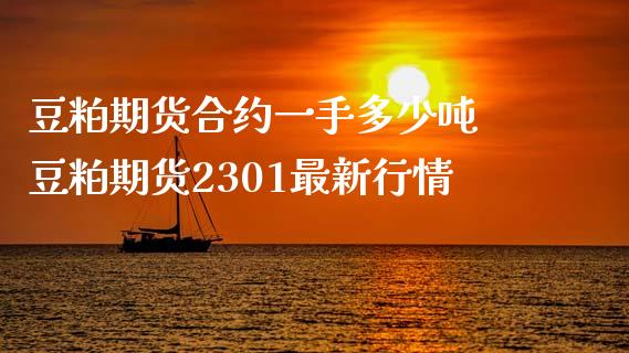 豆粕期货合约一手多少吨 豆粕期货2301最新行情_https://www.iteshow.com_股指期货_第2张