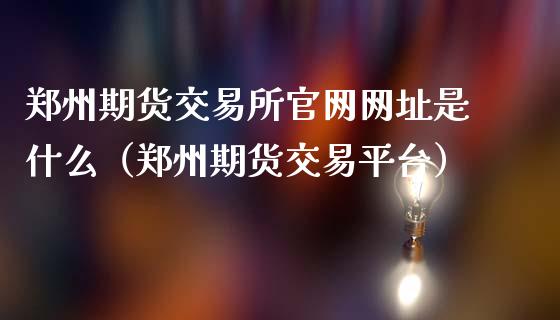 郑州期货交易所官网网址是什么（郑州期货交易平台）_https://www.iteshow.com_股指期权_第2张