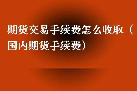 期货交易手续费怎么收取（国内期货手续费）_https://www.iteshow.com_股指期货_第2张