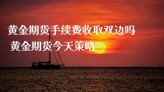 黄金期货手续费收取双边吗 黄金期货今天策略_https://www.iteshow.com_股指期权_第2张