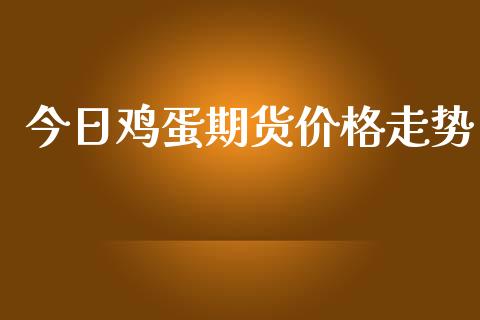 今日鸡蛋期货价格走势_https://www.iteshow.com_股指期货_第2张