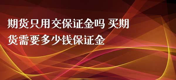 期货只用交保证金吗 买期货需要多少钱保证金_https://www.iteshow.com_股指期权_第2张