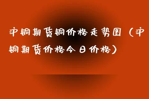 沪铜期货铜价格走势图（沪铜期货价格今日价格）_https://www.iteshow.com_期货百科_第2张