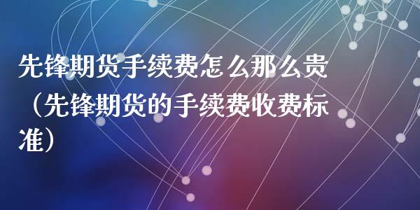 先锋期货手续费怎么那么贵（先锋期货的手续费收费标准）_https://www.iteshow.com_期货交易_第2张