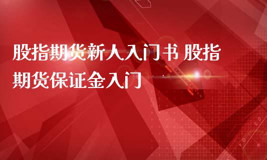 股指期货新人入门书 股指期货保证金入门_https://www.iteshow.com_期货开户_第2张