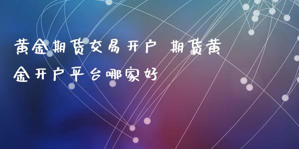 黄金期货交易开户 期货黄金开户平台哪家好_https://www.iteshow.com_期货开户_第2张