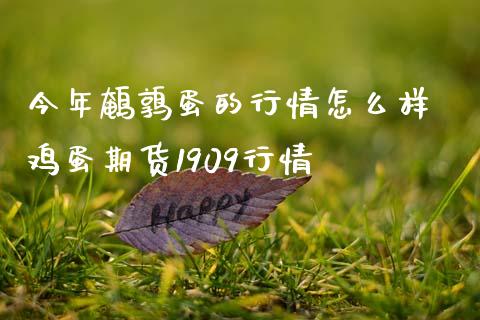 今年鹌鹑蛋的行情怎么样 鸡蛋期货1909行情_https://www.iteshow.com_期货百科_第2张