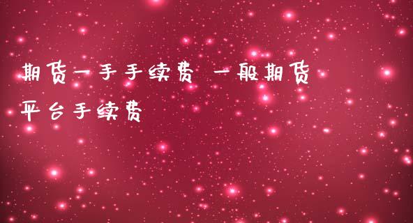 期货一手手续费 一般期货平台手续费_https://www.iteshow.com_股指期货_第2张