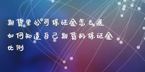 期货里公司保证金怎么退 如何知道自己期货的保证金比例_https://www.iteshow.com_期货品种_第2张