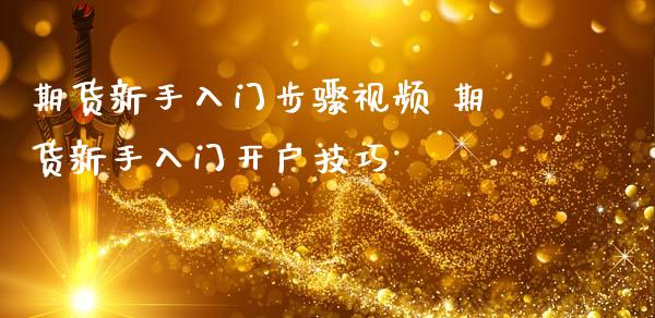 期货新手入门步骤视频 期货新手入门开户技巧_https://www.iteshow.com_期货交易_第2张