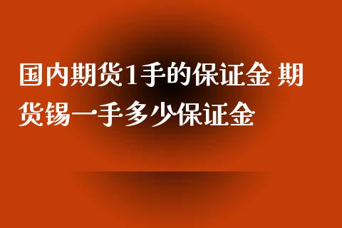 国内期货1手的保证金 期货锡一手多少保证金_https://www.iteshow.com_期货手续费_第2张