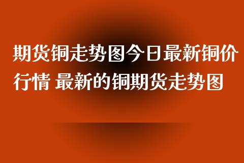 期货铜走势图今日最新铜价行情 最新的铜期货走势图_https://www.iteshow.com_股指期货_第2张