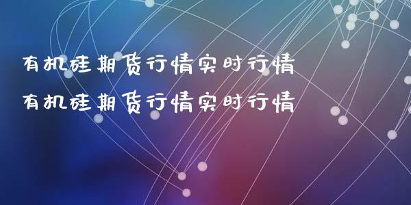 有机硅期货行情实时行情 有机硅期货行情实时行情_https://www.iteshow.com_期货品种_第2张