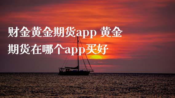 财金黄金期货app 黄金期货在哪个app买好_https://www.iteshow.com_商品期权_第2张