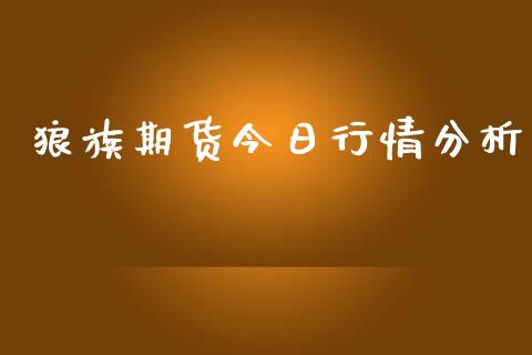 狼族期货今日行情分析_https://www.iteshow.com_期货交易_第2张