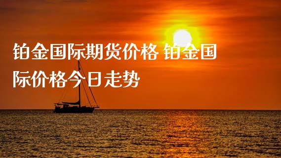 铂金国际期货价格 铂金国际价格今日走势_https://www.iteshow.com_原油期货_第2张