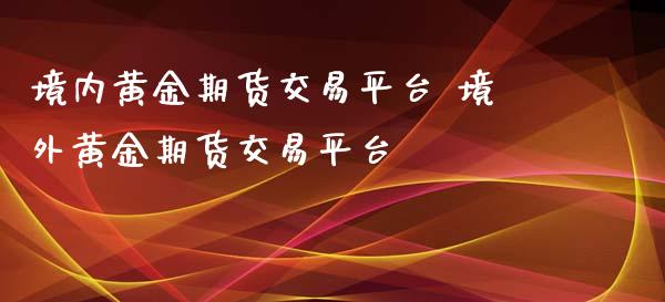 境内黄金期货交易平台 境外黄金期货交易平台_https://www.iteshow.com_股指期权_第2张