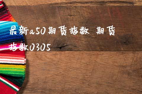 最新a50期货指数 期货指数0305_https://www.iteshow.com_期货手续费_第2张