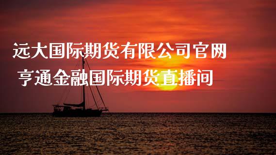 远大国际期货有限公司官网 亨通金融国际期货直播间_https://www.iteshow.com_原油期货_第2张