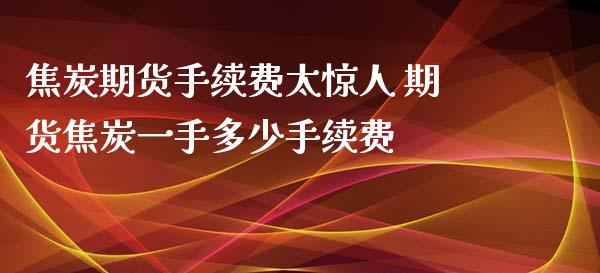 焦炭期货手续费太惊人 期货焦炭一手多少手续费_https://www.iteshow.com_期货品种_第2张