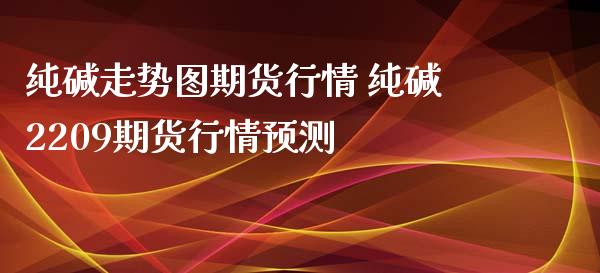 纯碱走势图期货行情 纯碱2209期货行情预测_https://www.iteshow.com_期货手续费_第2张