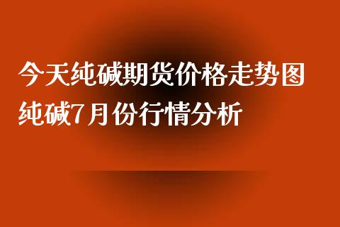 今天纯碱期货价格走势图 纯碱7月份行情分析_https://www.iteshow.com_期货手续费_第2张