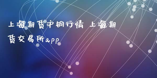 上海期货沪铜行情 上海期货交易所app_https://www.iteshow.com_期货品种_第2张