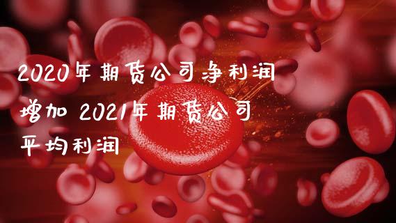 2020年期货公司净利润增加 2021年期货公司平均利润_https://www.iteshow.com_商品期权_第2张