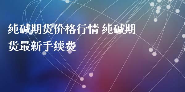 纯碱期货价格行情 纯碱期货最新手续费_https://www.iteshow.com_期货手续费_第2张