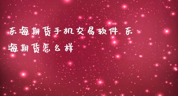 东海期货手机交易软件 东海期货怎么样_https://www.iteshow.com_期货开户_第2张