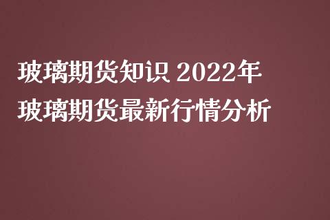 玻璃期货知识 2022年玻璃期货最新行情分析_https://www.iteshow.com_期货手续费_第2张