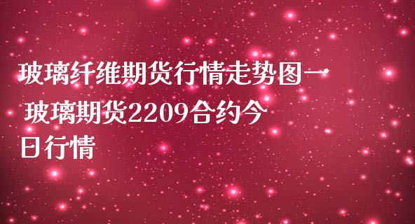 玻璃纤维期货行情走势图一 玻璃期货2209合约今日行情_https://www.iteshow.com_期货交易_第2张