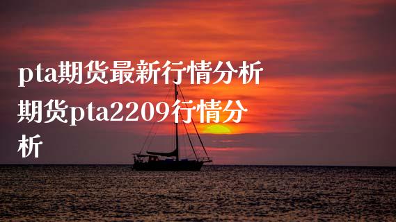 pta期货最新行情分析 期货pta2209行情分析_https://www.iteshow.com_期货知识_第2张