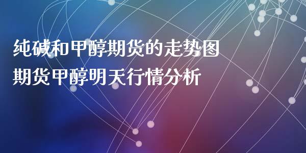 纯碱和甲醇期货的走势图 期货甲醇明天行情分析_https://www.iteshow.com_期货公司_第2张