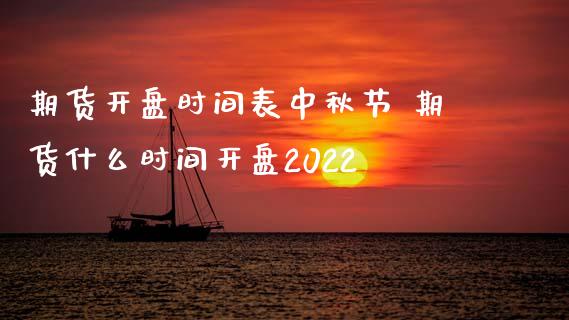 期货开盘时间表中秋节 期货什么时间开盘2022_https://www.iteshow.com_期货公司_第2张