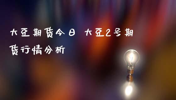 大豆期货今日 大豆2号期货行情分析_https://www.iteshow.com_原油期货_第2张