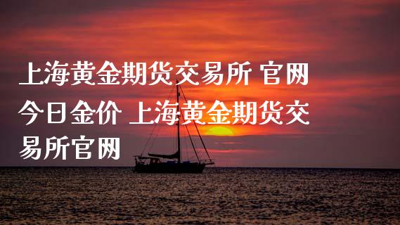 上海黄金期货交易所 官网今日金价 上海黄金期货交易所官网_https://www.iteshow.com_期货品种_第2张