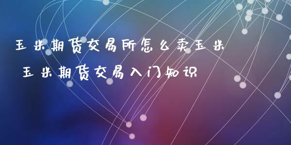 玉米期货交易所怎么卖玉米 玉米期货交易入门知识_https://www.iteshow.com_期货品种_第2张