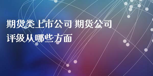 期货类上市公司 期货公司评级从哪些方面_https://www.iteshow.com_商品期货_第2张