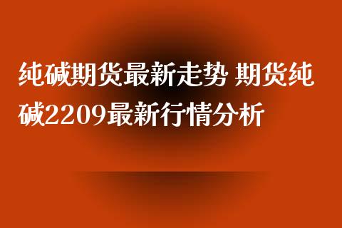 纯碱期货最新走势 期货纯碱2209最新行情分析_https://www.iteshow.com_期货知识_第2张