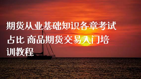 期货从业基础知识各章考试占比 商品期货交易入门培训教程_https://www.iteshow.com_期货知识_第2张