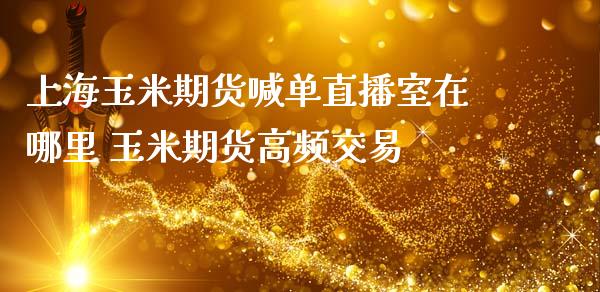 上海玉米期货喊单直播室在哪里 玉米期货高频交易_https://www.iteshow.com_原油期货_第2张