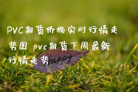 PVC期货价格实时行情走势图 pvc期货下周最新行情走势_https://www.iteshow.com_期货公司_第2张