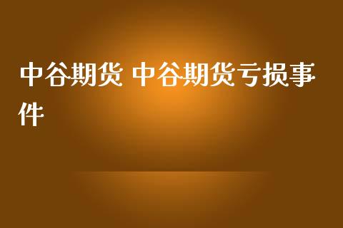 中谷期货 中谷期货亏损事件_https://www.iteshow.com_期货手续费_第2张