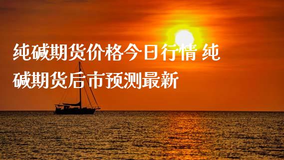 纯碱期货价格今日行情 纯碱期货后市预测最新_https://www.iteshow.com_期货开户_第2张